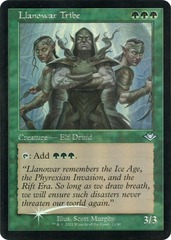 Llanowar Tribe - Foil Etched - Retro Frame - MH1